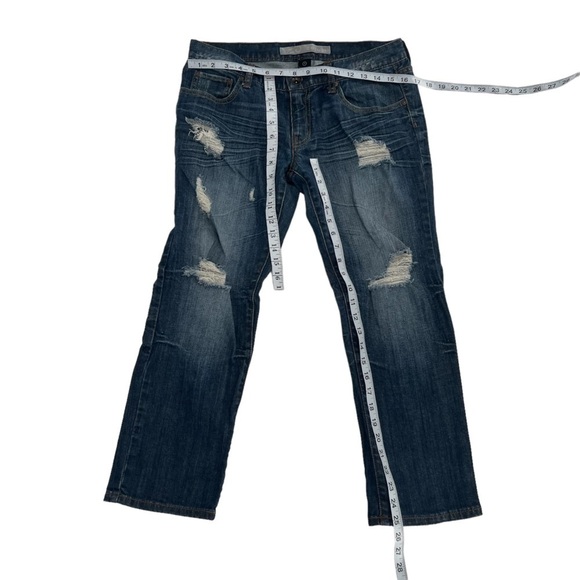 Refuge Cropped Distressed Jeans Size 7 Women's - Picture 4 of 4